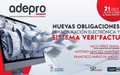 ADEPRO organiza una jornada sobre la Facturación Electrónica y el Sistema Verifactu