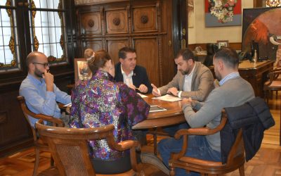 Representantes de ADEPRO mantienen un encuentro en la Diputación de Albacete