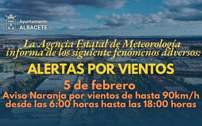 El Ayuntamiento suspenderá mañana sus actividades al aire libre por la alerta naranja por fuertes vientos